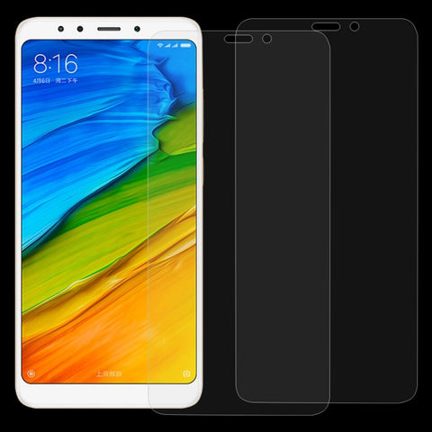 2 PZ per Xiaomi Redmi 5 0,26mm 9H Durezza superficiale 2.5D Pellicola per schermo in vetro temperato antideflagrante, For Redmi 5