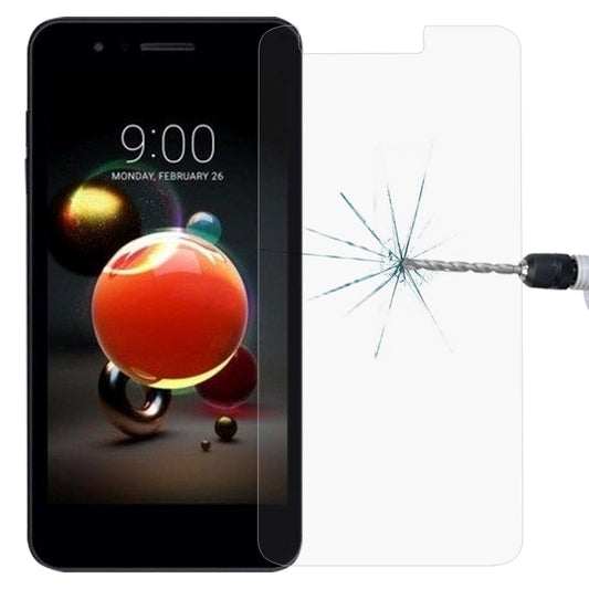 Per LG K8 (2018) Pellicola per schermo in vetro temperato antideflagrante 0,26 mm 9H durezza superficiale 2,5D, For K8 (2018)