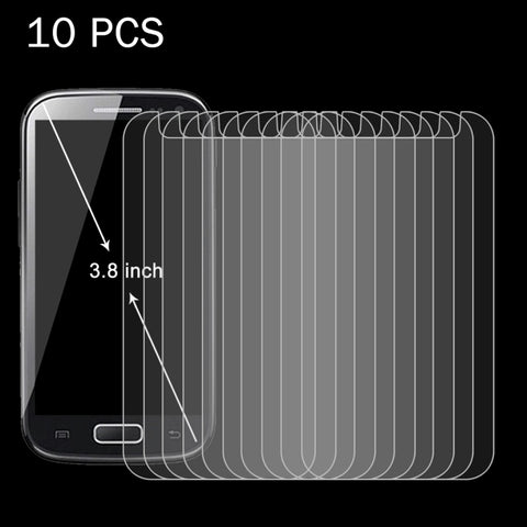 10 PZ Telefono cellulare da 3,8 pollici 0,26 mm 9H Durezza superficiale 2.5D Pellicola per schermo in vetro temperato antideflagrante