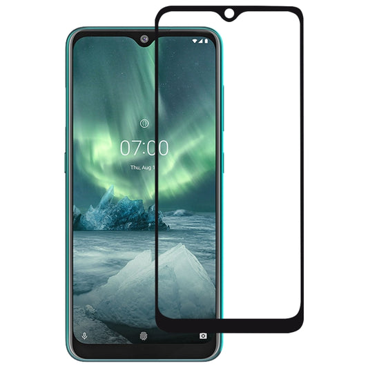 Per Nokia 7.2 Pellicola salvaschermo a copertura totale con colla completa Pellicola in vetro temperato, For Nokia 7.2