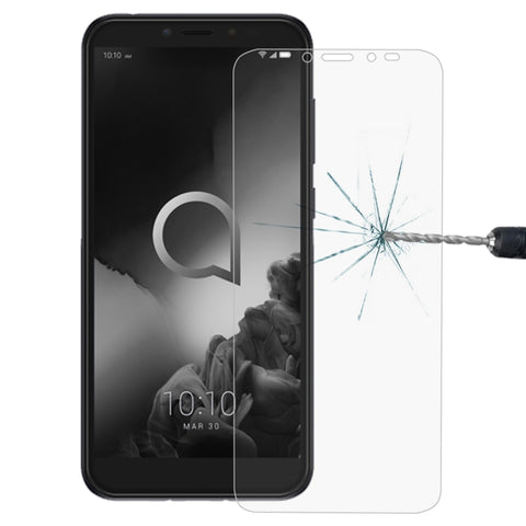 Per Alcatel 1S (2019) Pellicola in vetro temperato a schermo non intero 2.5D