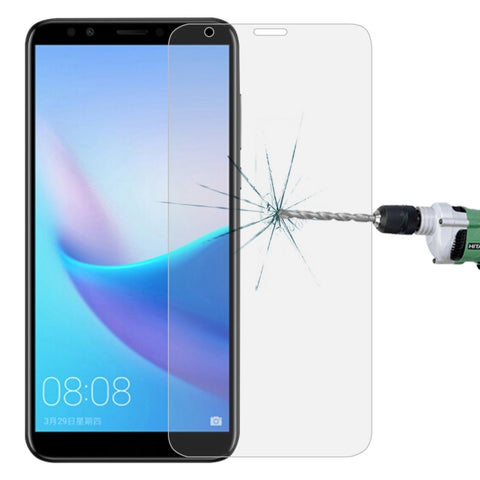 Pellicola in vetro temperato 0,26mm 9H 2.5D per Huawei Enjoy 8 / Honor 7C, For Enjoy 8 / Honor 7C