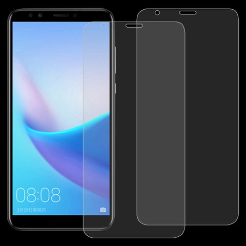 2 pellicole in vetro temperato 0,26mm 9H 2.5D per Huawei Enjoy 8 / Honor 7C, For Enjoy 8 / Honor 7C