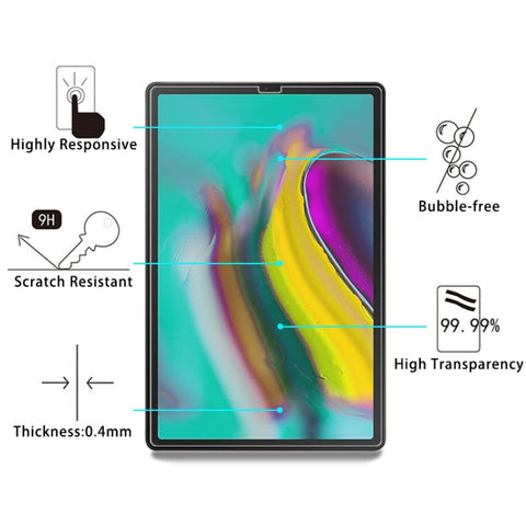 Pellicola in vetro temperato con durezza superficiale 0,4 mm 9H per Galaxy Tab S5e / T720