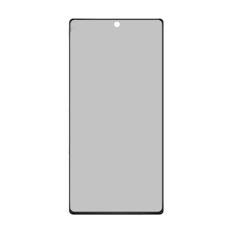 Per Galaxy Note 10 0,3 mm 9H Durezza superficiale 3D Privacy Bordo curvo Colla Pellicola in vetro temperato a schermo intero curvo, Lo sblocco con impronta digitale non è supportato, For Note 10