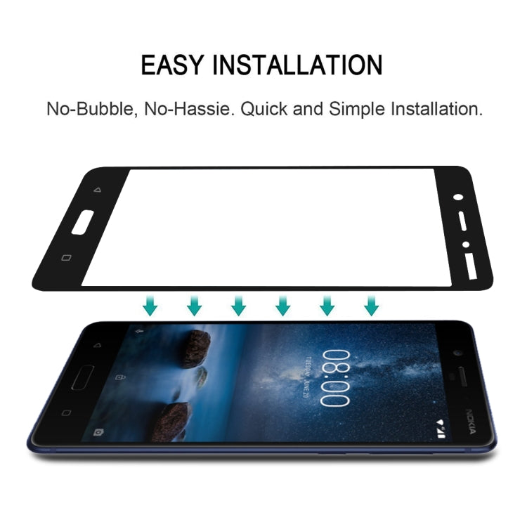 25 PCS Full Glue Tempered Glass Screen Protector for Nokia 5