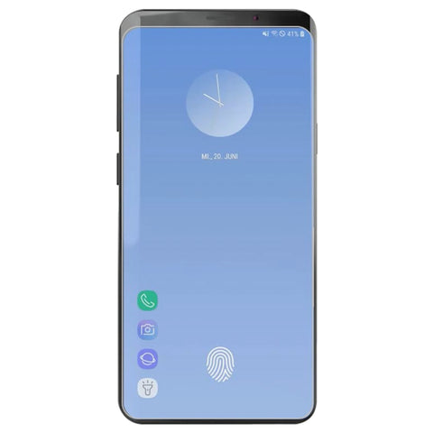 Pellicola in vetro temperato antideflagrante da 0,26 mm 9H 2.5D per Galaxy S10, lo sblocco con impronta digitale dello schermo non è supportato, Galaxy S10