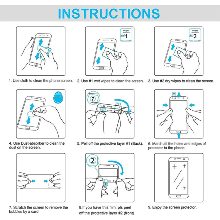 Tempered Glass Screen Protector for Huawei Enjoy 10 Plus