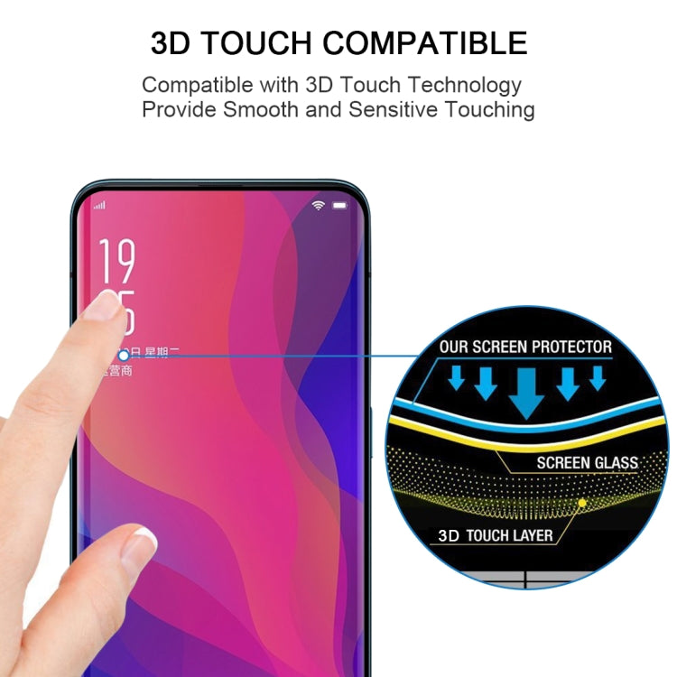 3D Curved Edge Tempered Glass Film for OPPO Find X