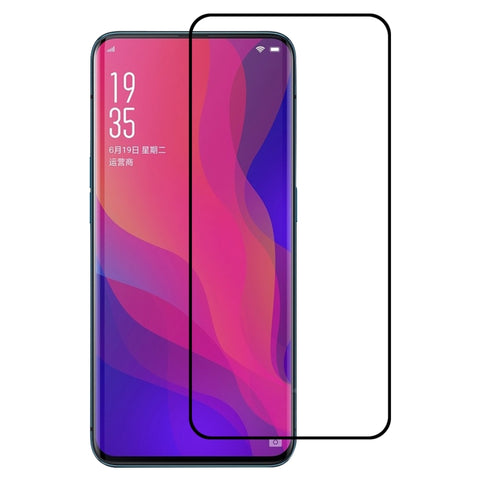 Pellicola in vetro temperato a schermo intero con bordo curvo 3D Edge Glue per OPPO Find X, For OPPO Find X(1 PC)