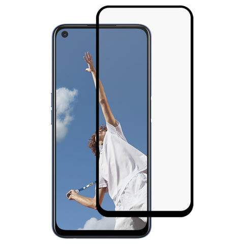 Per OPPO A52 Pellicola in vetro temperato a schermo intero con colla completa, For OPPO A52