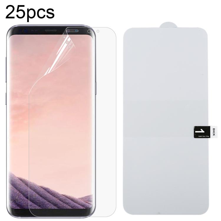 25 PCS Galaxy S8 Plus Soft TPU Front Screen Protectors