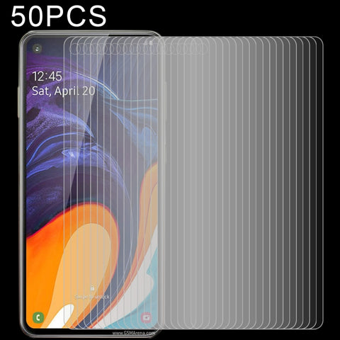 Pellicola in vetro temperato a schermo intero 2.5D da 50 pezzi per Galaxy A60, For Galaxy A60 (50 PCS)