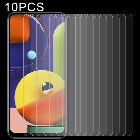 10 pezzi per pellicola in vetro temperato Galaxy A50s 2.5D a schermo non intero, For Galaxy A50s (2 PCS)