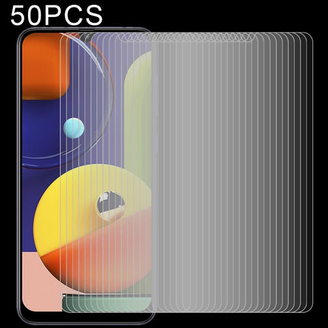 50 pezzi per pellicola in vetro temperato Galaxy A50s 2.5D a schermo non intero, For Galaxy A50s (50 PCS)