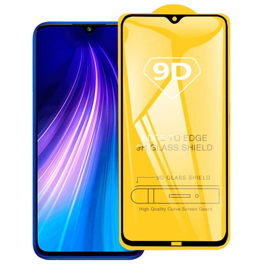 Per Xiaomi Redmi Note 8T 9D Pellicola in vetro temperato a schermo intero con colla completa, For Xiaomi Redmi Note 8T (1 PC)