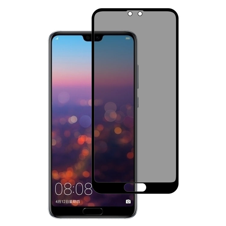 Full Cover Anti-Spy Tempered Glass for Huawei P20 Pro