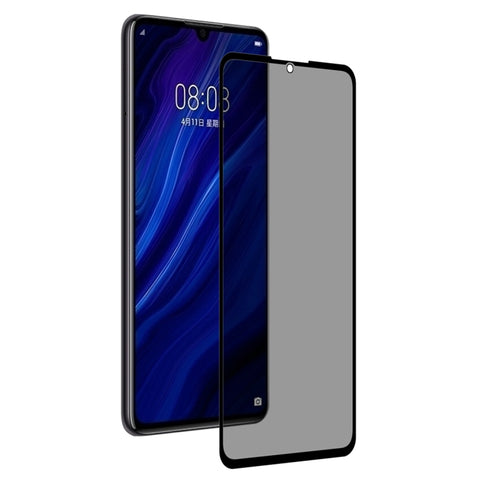 Pellicola in vetro temperato anti-spia a copertura totale per Huawei P30, For Huawei P30