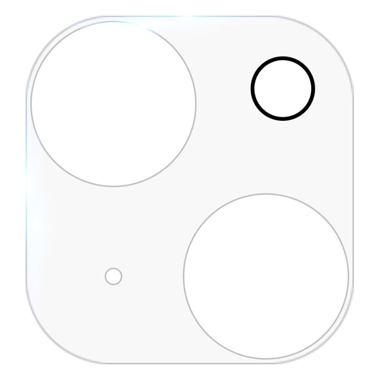 iPhone 13 Mini HD Rear Camera Lens Protector - 50 Pack