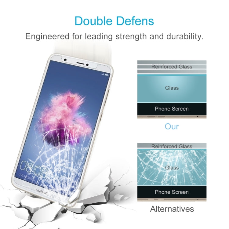 100 PCS Tempered Glass Screen Protectors for Huawei P Smart