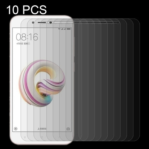 10 PZ per Xiaomi Redmi 5A 0,26mm 9H Durezza superficiale 2.5D Proteggi schermo in vetro temperato con bordo curvo, For Redmi 5A