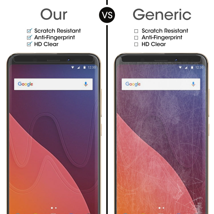 Wiko View Tempered Glass Screen Protector - 9H Hardness