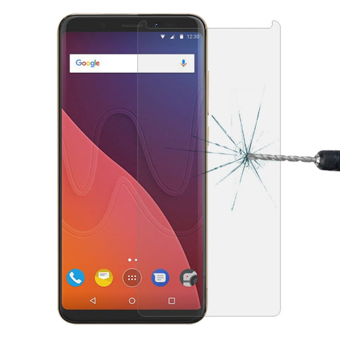 Per Wiko View 0,26 mm 9H Durezza superficiale 2,5D Proteggi schermo frontale in vetro temperato con bordo curvo, For Wiko View