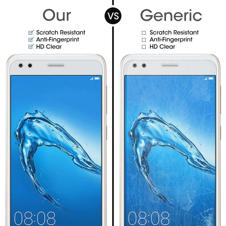 100 PCS Huawei Y6 Pro 2017 9H Tempered Glass Screen