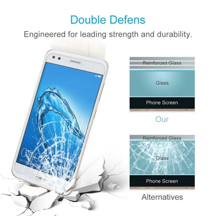 100 PCS Huawei Y6 Pro 2017 9H Tempered Glass Screen
