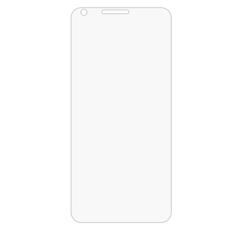 Per LG Q6+ 0,26 mm 9H Durezza superficiale 2,5D Proteggi schermo in vetro temperato con bordo curvo, For LG Q6+ (1 PC)