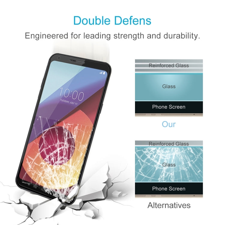 LG Q6+ Tempered Glass Screen Protector - 9H Hardness