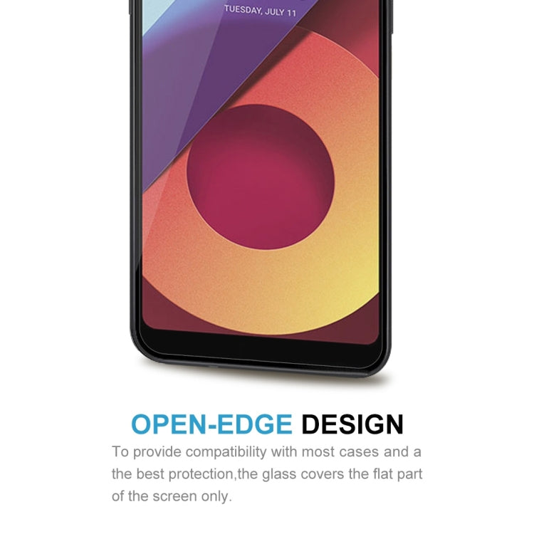 Per LG Q6+ 0,26 mm 9H Durezza superficiale 2,5D Proteggi schermo in vetro temperato con bordo curvo, For LG Q6+ (1 PC)