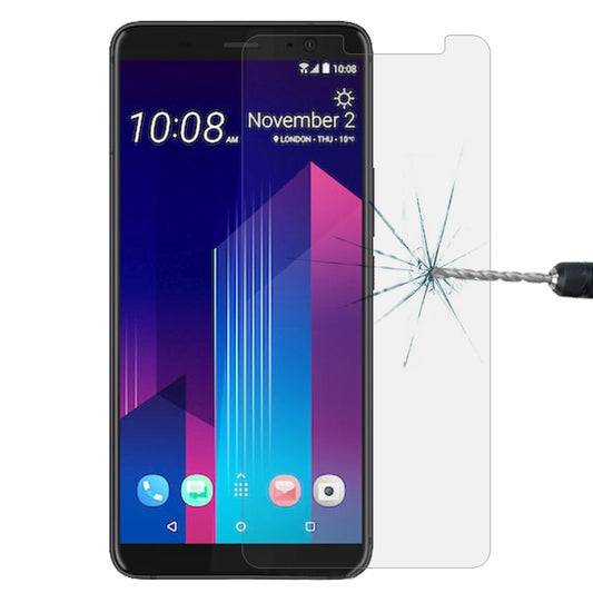 Per HTC U11+ 0,26mm 9H Durezza superficiale 2,5D Proteggi schermo in vetro temperato con bordo curvo, For U11+ (1 PC)