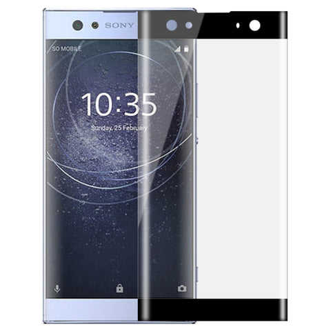 MOFI per Sony Xperia XA2 Ultra 0.3mm 9H Durezza superficiale 3D Bordo curvo Anti-graffio HD Protezione schermo in vetro temperato a copertura totale, For Xperia XA2 Ultra