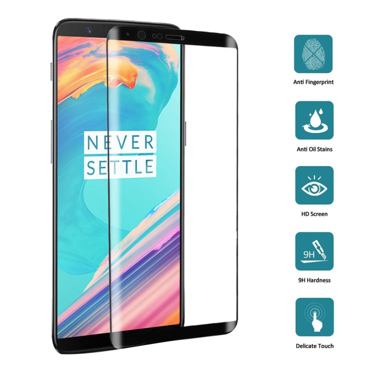 OnePlus 5T 3D Curved Edge Tempered Glass Screen Protector