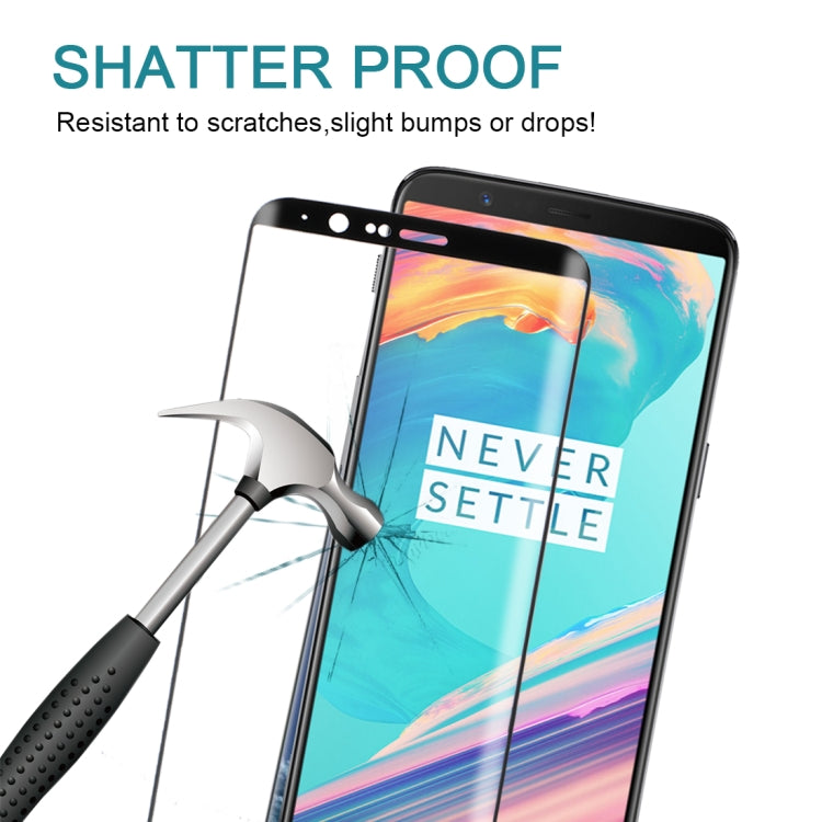 OnePlus 5T 3D Curved Edge Tempered Glass Screen Protector