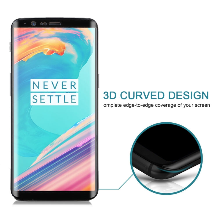 OnePlus 5T 3D Curved Edge Tempered Glass Screen Protector