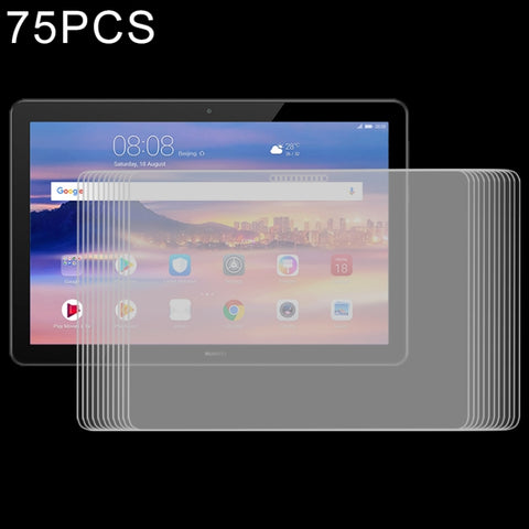 Pellicola in vetro temperato a schermo intero da 75 pezzi 0,3 mm 9H per Huawei MediaPad T5 10.1, For MediaPad T5 10.1