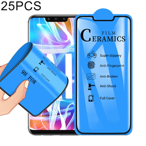 25 films en céramique à couverture totale avec col complet 2.5D pour Huawei Mate 20 Lite, pour Huawei Mate 20 Lite (25 PCS)