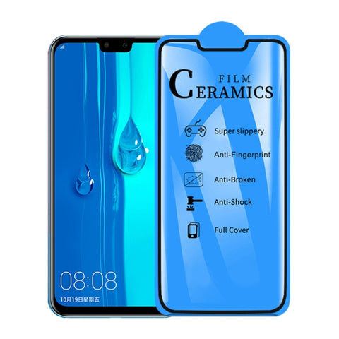 25 PZ Pellicola in ceramica con colla completa 2.5D a copertura totale per Huawei P Smart Z / Y9 Prime (2019), For Huawei P Smart Z / Y9 Prime (2019) (25 PCS) - Novalix Store