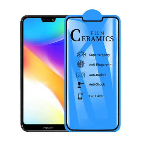25 PZ Pellicola en céramique avec colla complète 2.5D pour une couverture totale pour Huawei P20 Lite / Nova 3e, pour Huawei P20 Lite / Nova 3e (25 PCS)