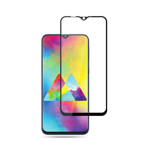 mocolo 0,33 mm 9H 2,5D Pellicola in vetro temperato con stampa di seta a colla completa per Galaxy M20, For Galaxy M20