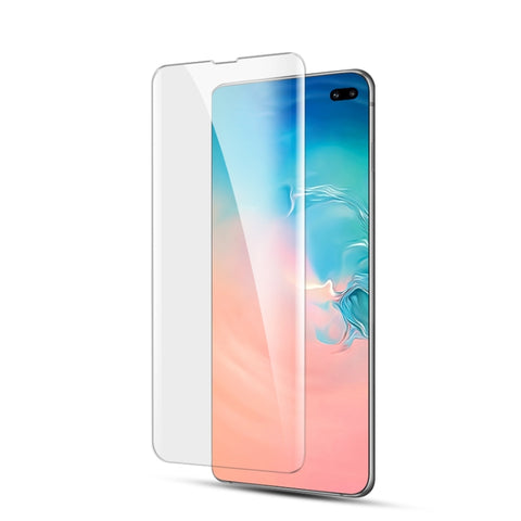 Mocolo 9H Pellicola per schermo UV a schermo intero 3D per Galaxy S10+, supporta lo sblocco con impronta digitale, For Samsung Galaxy S10+