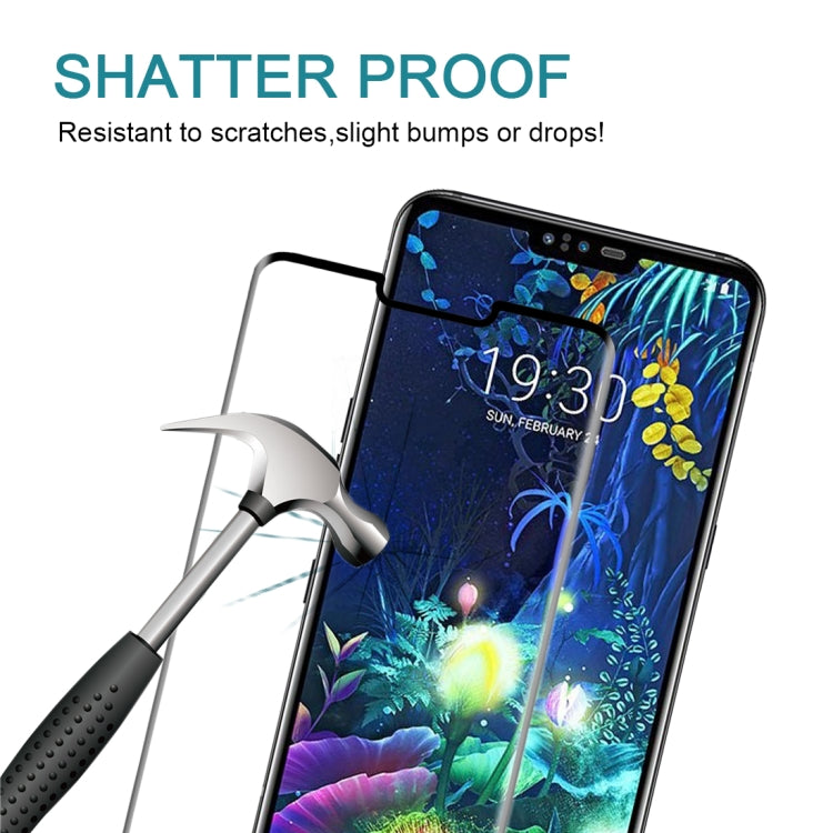 25 Pack 9H 3D Tempered Glass for LG V50 ThinQ 5G
