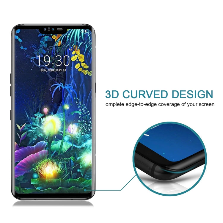 25 Pack 9H 3D Tempered Glass for LG V50 ThinQ 5G