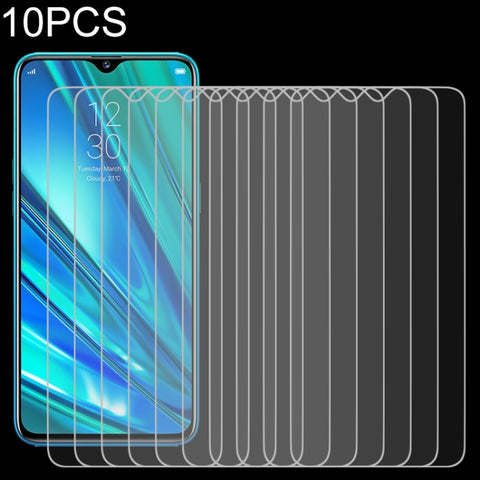 10 pezzi per pellicola in vetro temperato schermo OPPO Realme 5 Pro 9H 2.5D, For OPPO Realme 5 Pro (10 PCS)