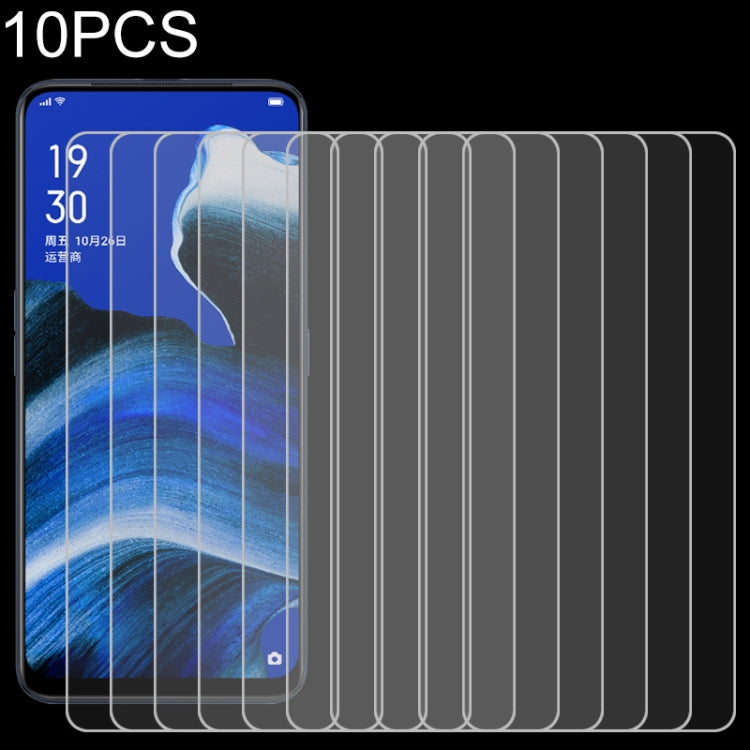 10 PCS OPPO Reno2 Z 9H Tempered Glass Screen Protector