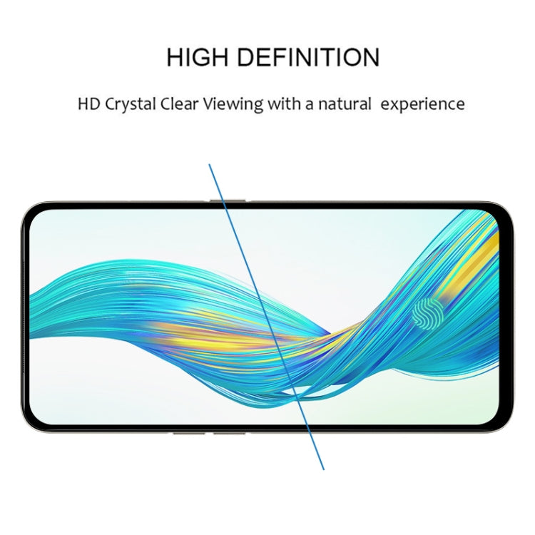 Per OPPO Realme XT Full Glue Pellicola proteggi schermo a copertura totale in vetro temperato, For OPPO Realme XT(1 PC)