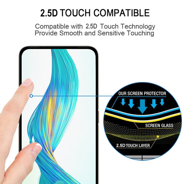 Per OPPO Realme XT Full Glue Pellicola proteggi schermo a copertura totale in vetro temperato, For OPPO Realme XT(1 PC)