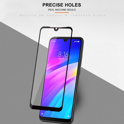 Pellicola in Vetro Temperato 0,33mm 9H per Xiaomi Redmi 7 con Colla